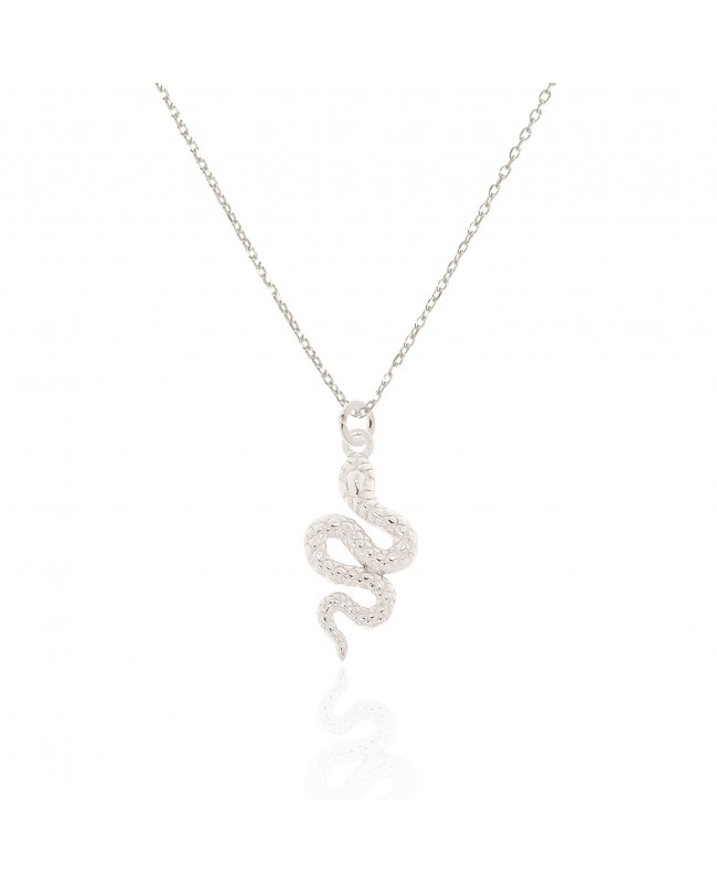 Naszyjnik srebrny z wężem